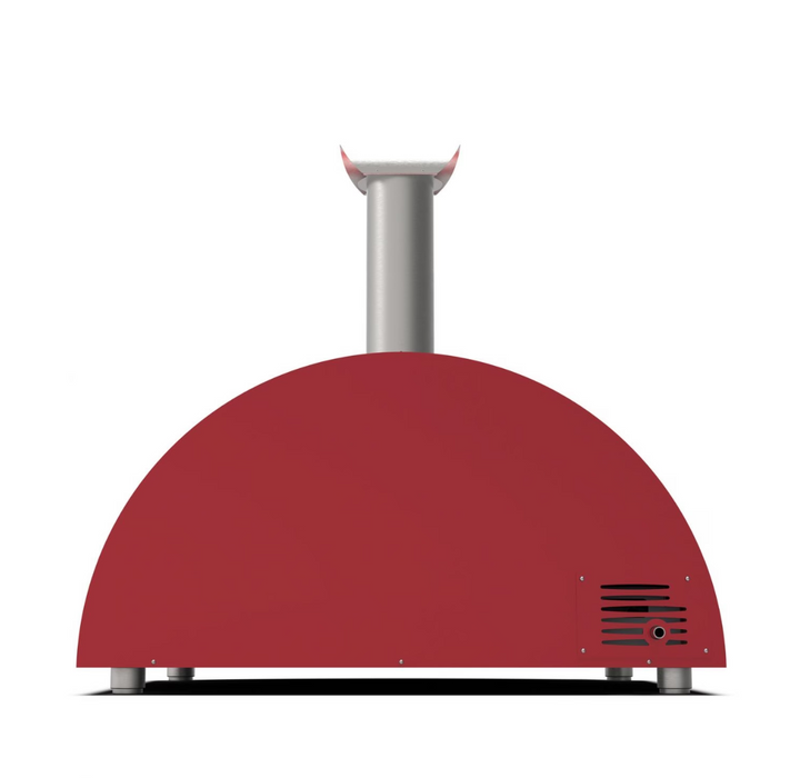 Alfa Moderno 5 Pizze Propane Pizza Oven W/ Natural Gas Conversion Kit - Antique Red - FXMD-5P-MROA-U