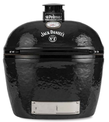 Primo CXLHJ Jack Daniel's Edition Extra Large Oval Ceramic Charcoal Kamado Grill Head