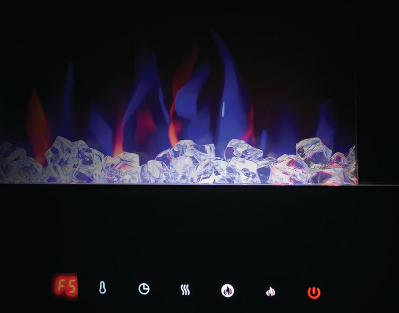 Napoleon NEFL50HF-BT Harsten 50-Inch Wall Mount or Standalone Electric Fireplace with Bluetooth Speakers