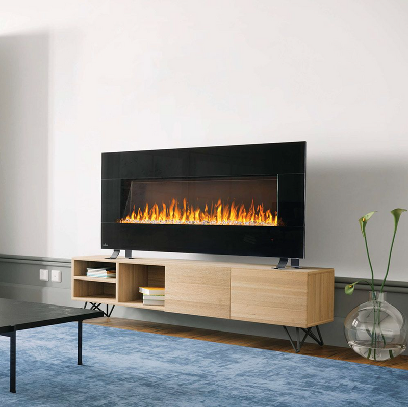 Napoleon NEFL50HF-BT Harsten 50-Inch Wall Mount or Standalone Electric Fireplace with Bluetooth Speakers