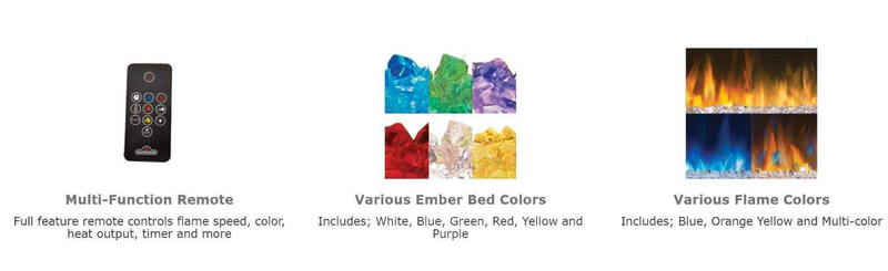 Napoleon NEFL60C Alluravision Slimline Linear Electric Fireplace