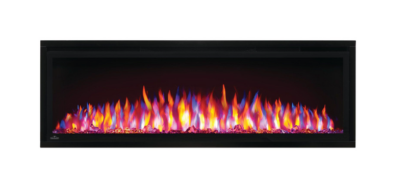 Napoleon Entice Series Electric Fireplace with Crystal Ember Media NEFL60CFH 60"