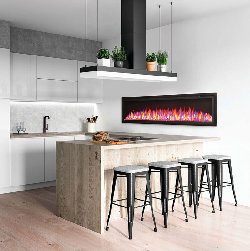 Napoleon Entice Series Electric Fireplace with Crystal Ember Media NEFL60CFH 60"