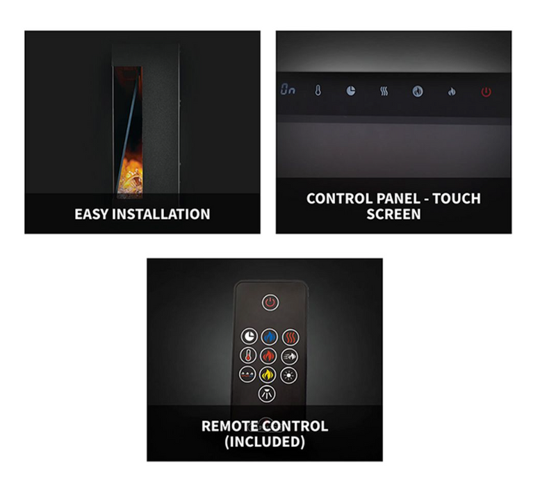 Napoleon NEFL60H-3SV Trivista Pictura 3-Sided Electric Fireplace 60"