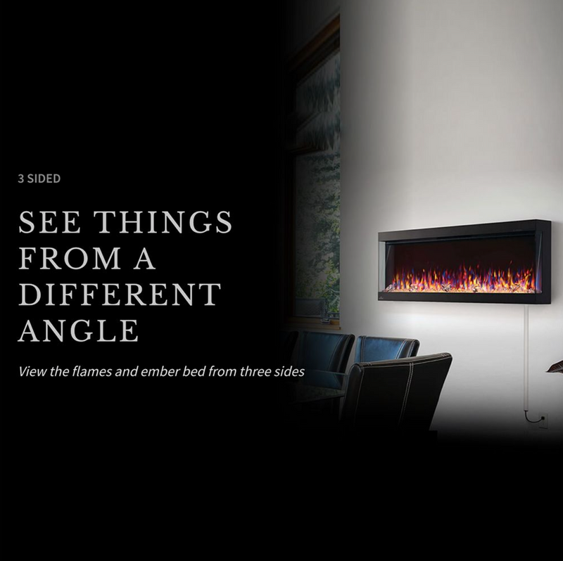 Napoleon NEFL60H-3SV Trivista Pictura 3-Sided Electric Fireplace 60"