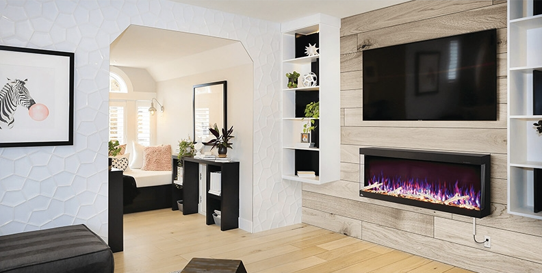 Napoleon NEFL60H-3SV Trivista Pictura 3-Sided Electric Fireplace 60"