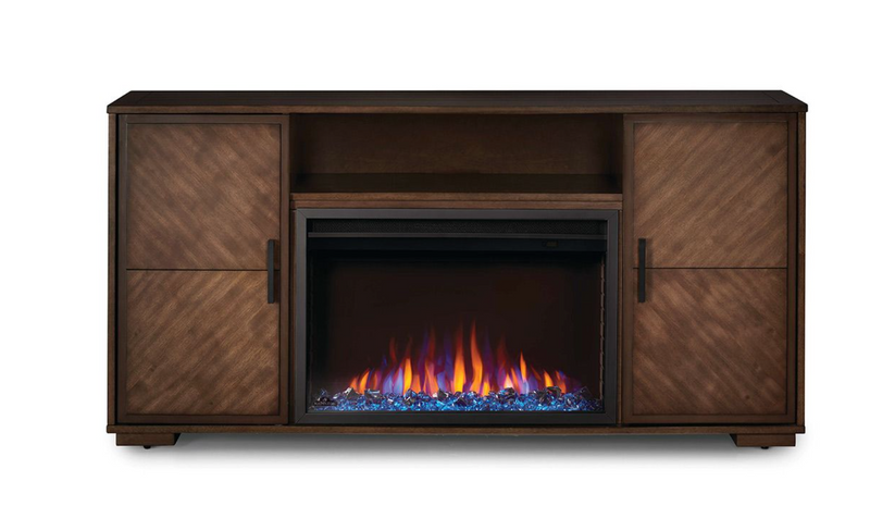 Napoleon NEFP30-3620RLB Hayworth Electric Fireplace TV Stand with 30-Inch Cineview Firebox