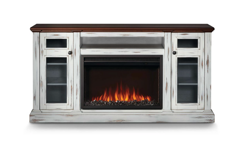 Napoleon NEFP30-3820AW Charlotte Electric Fireplace TV Stand with 30-Inch Cineview Firebox
