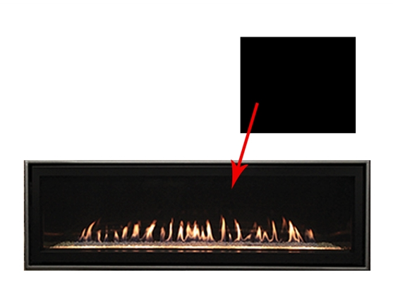 Empire DVP36LPKR Liner, Black Porcelain, 36-inch, Linear