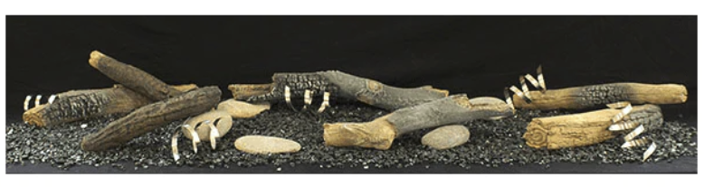 EMPIRE COMFORT SYSTEMS BOULEVARD 60 RUSTIC LOGS/ROCKS WITH STAINLESS STEEL COILS (LS60THF)