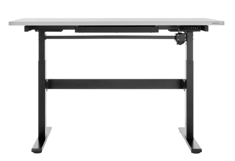 Stainless Steel 56 in. Electric Adjustable Height Worktable with Drawer