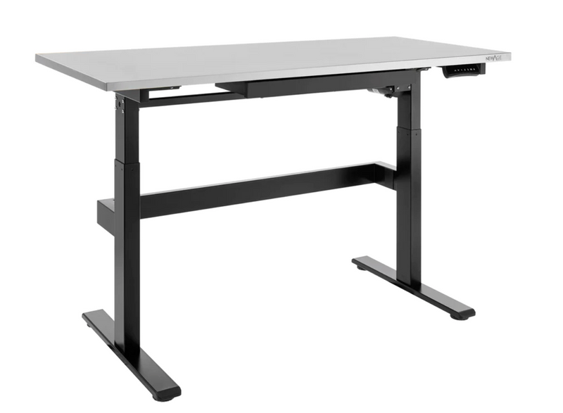 Stainless Steel 56 in. Electric Adjustable Height Worktable with Drawer