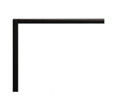 Empire DF722VBL Black Beveled Frame 1 1/2-in For Boulevard 72 Linear Fireplace
