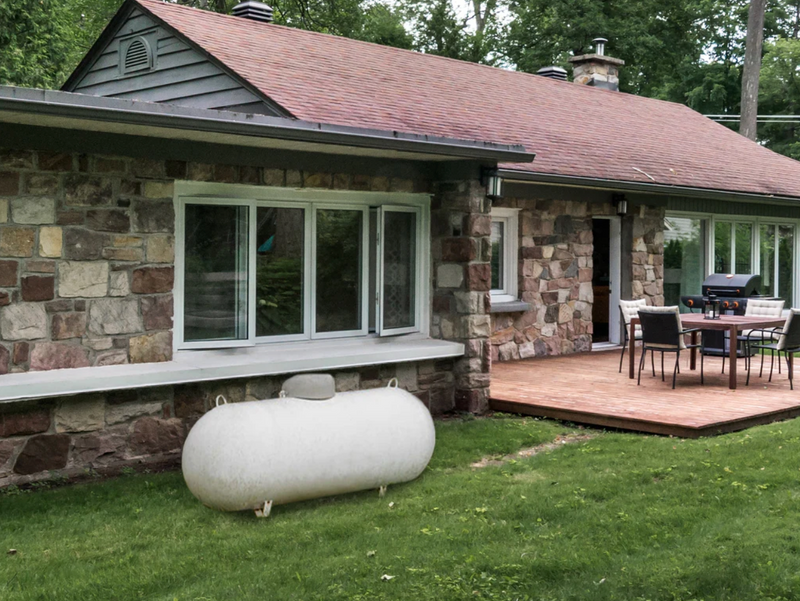 Bulk Propane Gas Grill and Side Burner Conversion Kit