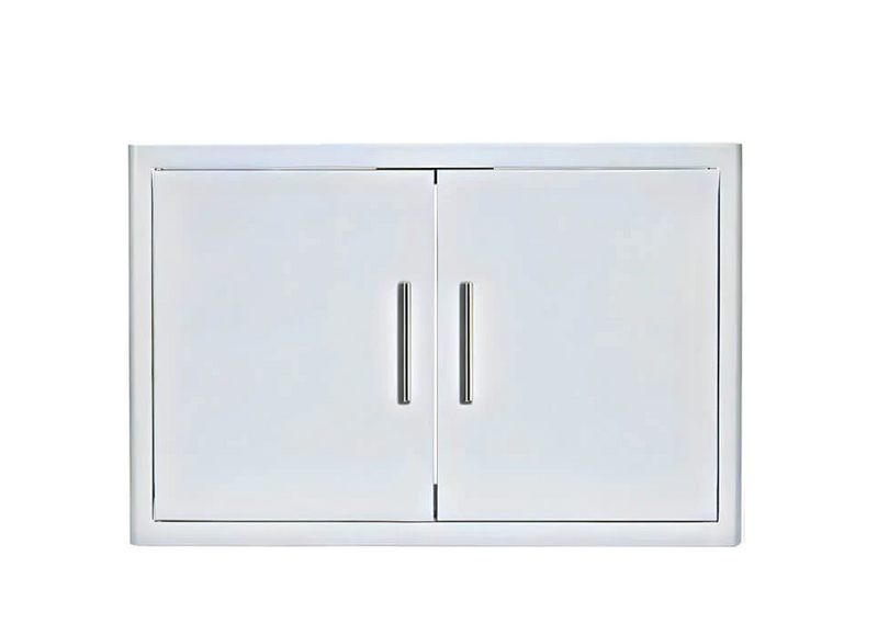 EZ Finish Systems 10 Ft Ready-To-Finish Outdoor Grill Island with Blaze Premium LTE 32-Inch Grill, Power Burner, Combo, Double Drawer, & 2-Drawer Refrigerator