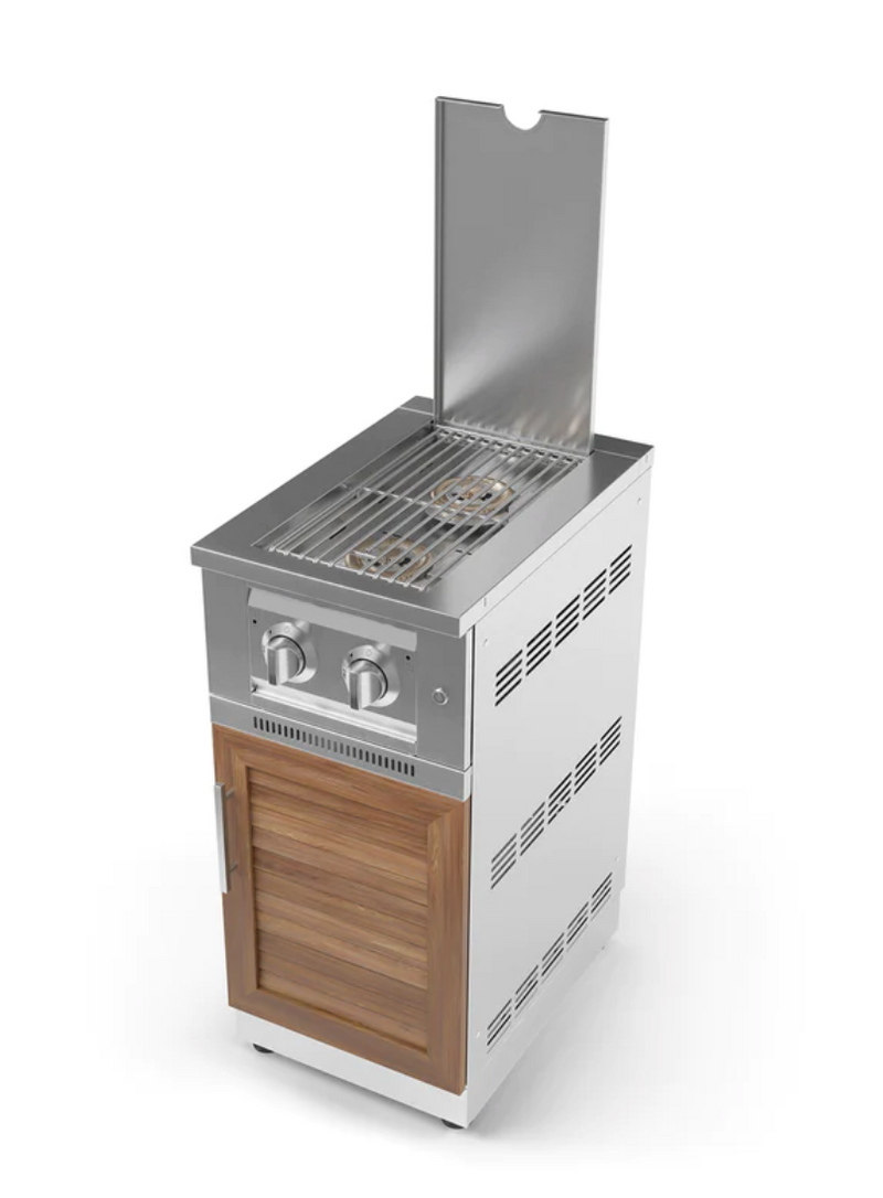 Outdoor Kitchen 6-piece Grove Stainless Steel + Counter Top 113"