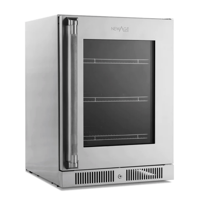 24 in. Under-Counter Fridge with Glass Door