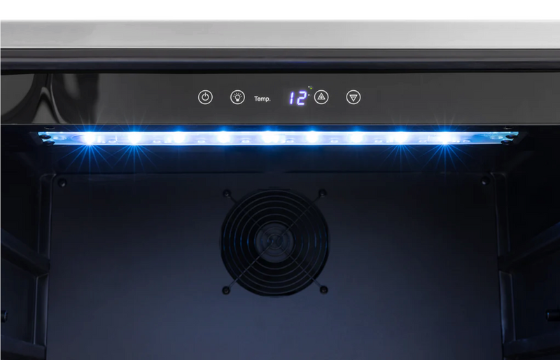 24 in. Under-Counter Fridge with Glass Door