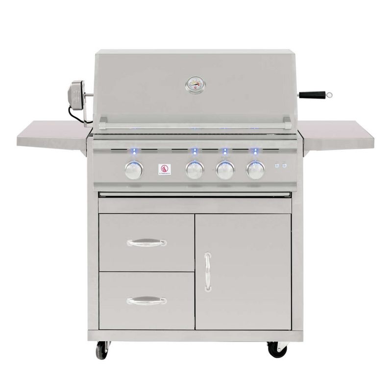 Summerset TRL32 TRL Series Gas Grill On Deluxe Cart, 32-Inch