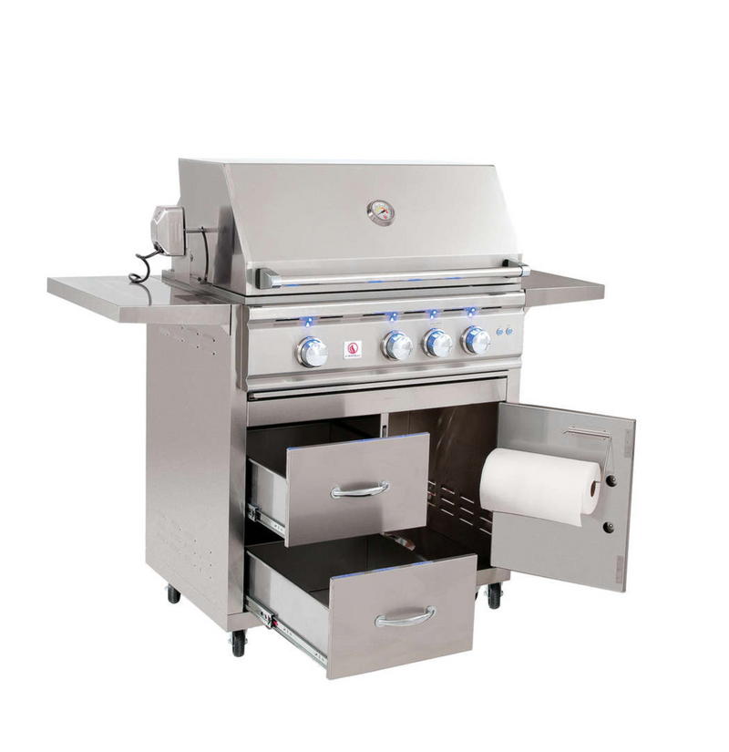 Summerset TRL32 TRL Series Gas Grill On Deluxe Cart, 32-Inch