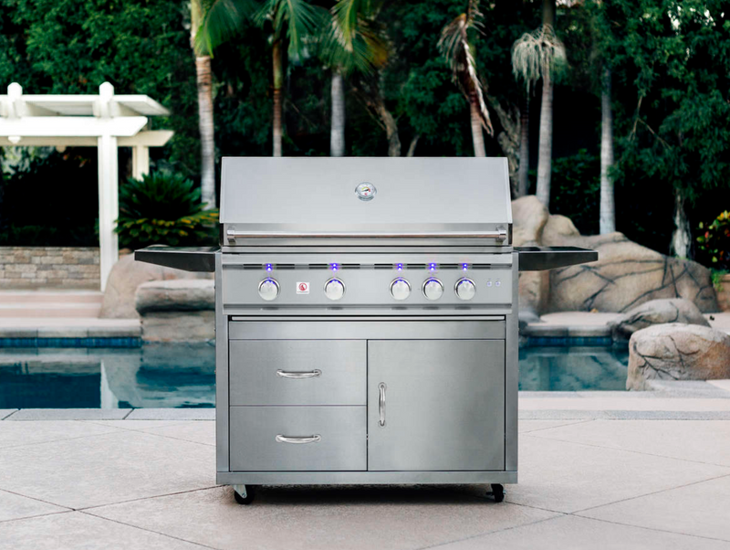 Summerset TRL32 TRL Series Gas Grill On Deluxe Cart, 32-Inch