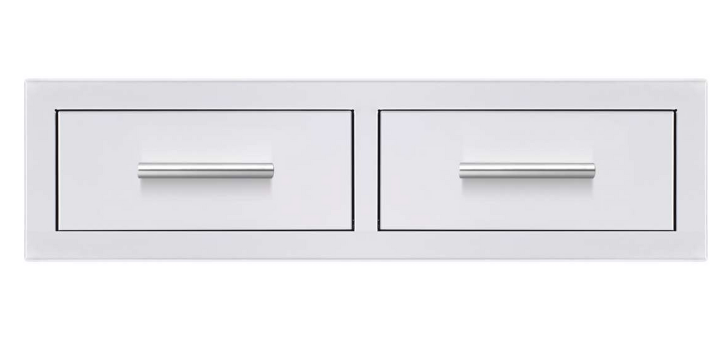 Summerset SSDR2-32H Horizontal Double Drawers, 32x8.875-Inch