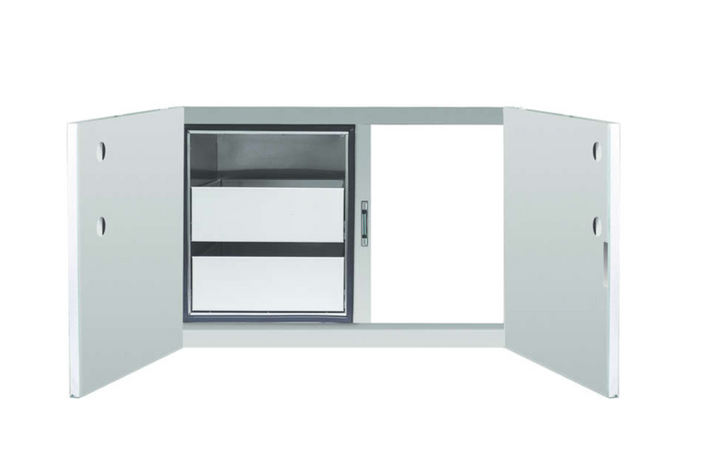 Summerset SSDP-36AC Double Drawer Dry Storage Pantry with Single Access Door, 36-Inch