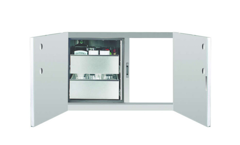 Summerset SSDP-36AC Double Drawer Dry Storage Pantry with Single Access Door, 36-Inch