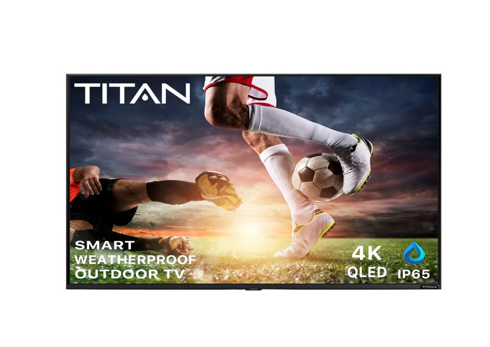 Titan Weatherproof Commercial TV Full Sun QLED 4K Smart TV Powered By Samsung Tizen SmartThings