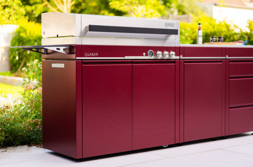 Bogason Quasar Outdoor kitchen - Wine Red