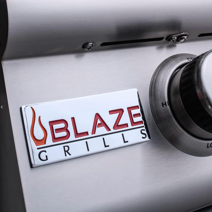 Blaze Premium LTE 40-Inch 5-Burner Built-In Gas Grill w/ Rear Infrared Burner & Grill Lights - BLZ-5LTE3