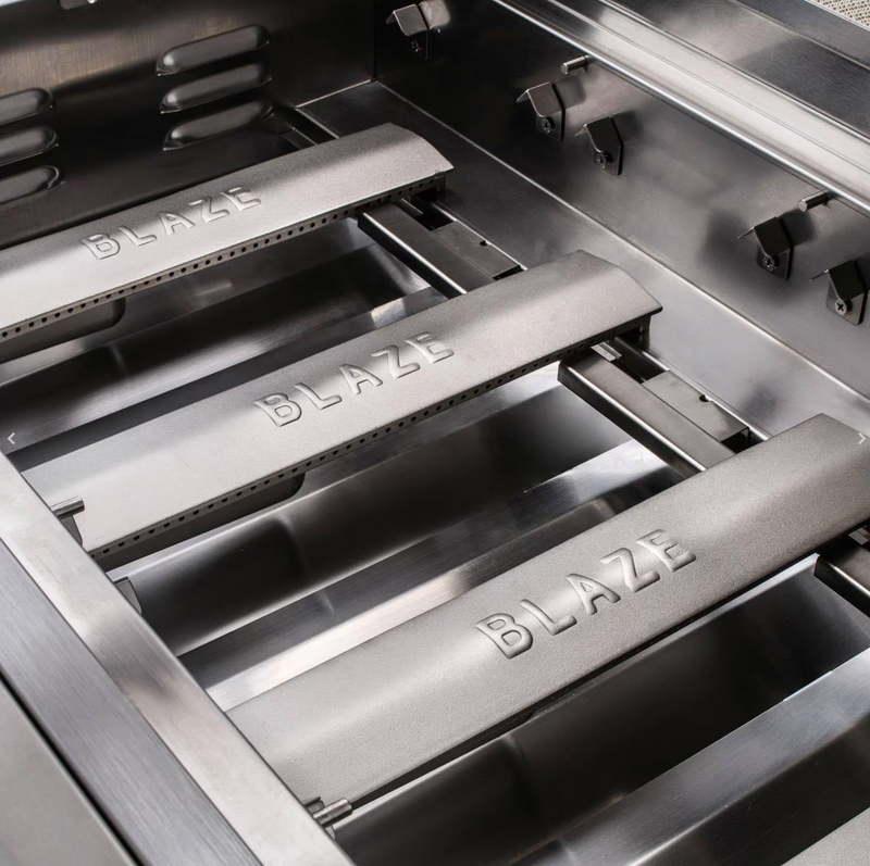 Blaze Premium LTE 40-Inch 5-Burner Built-In Gas Grill w/ Rear Infrared Burner & Grill Lights