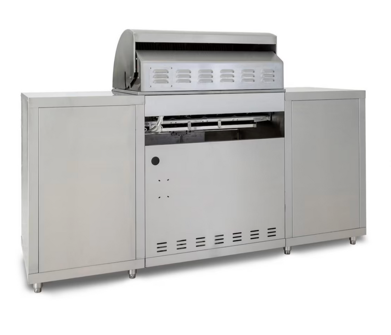 Blaze 6 ft Stainless Steel Outdoor Kitchen Island w/ Premium LTE 32-Inch Grill