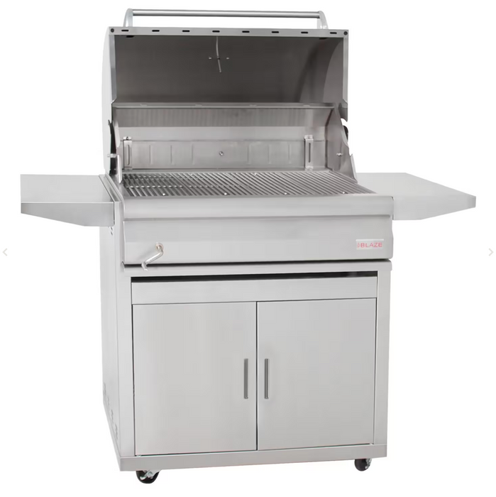 Blaze Freestanding Charcoal Grill, 32-Inch