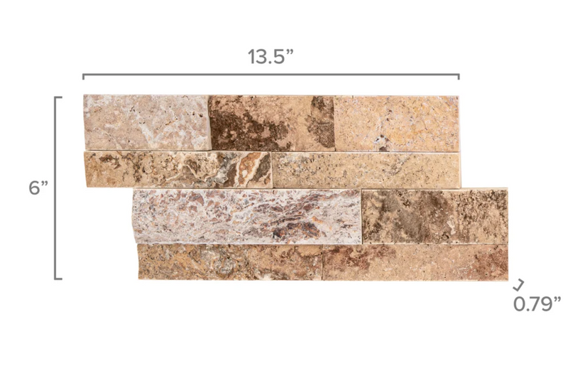 Natural Stacked Stone Panel (Pack of 6)