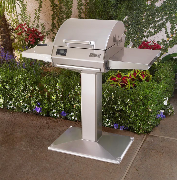 Fire Magic E250s 1800 Watt Electric Grill On Patio Post - E251s-1Z1E-P6