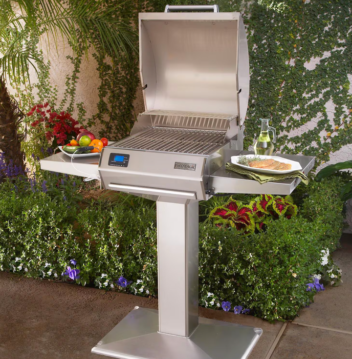 Fire Magic E250s 1800 Watt Electric Grill On Patio Post - E251s-1Z1E-P6