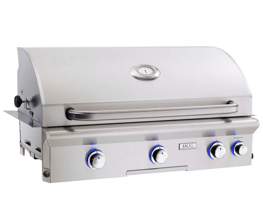 American Outdoor Grill L-Series 36-Inch 3-Burner Built-In Natural Gas Grill With Rotisserie - 36NBL