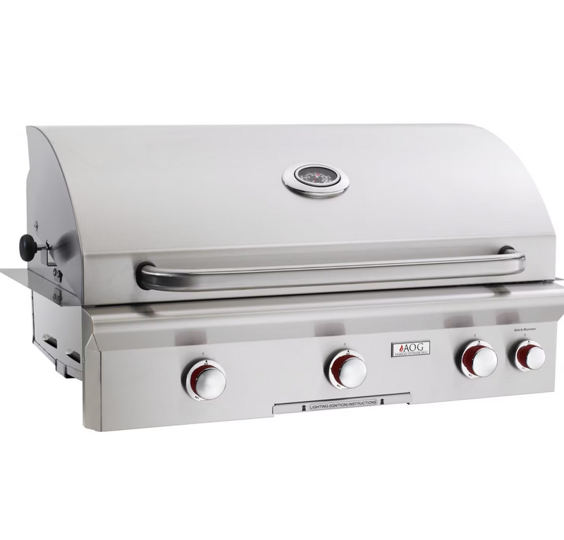 American Outdoor Grill T-Series 36-Inch 3-Burner Built-In Natural Gas Grill With Rotisserie - 36NBT