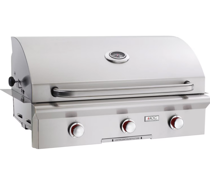 American Outdoor Grill T-Series 36-Inch 3-Burner Built-In Natural Gas Grill - 36NBT-00SP