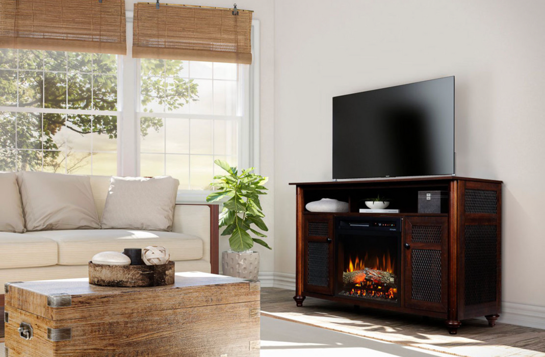 Dimplex 56" Xavier Media Console Electric Fireplace - XHD Firebox