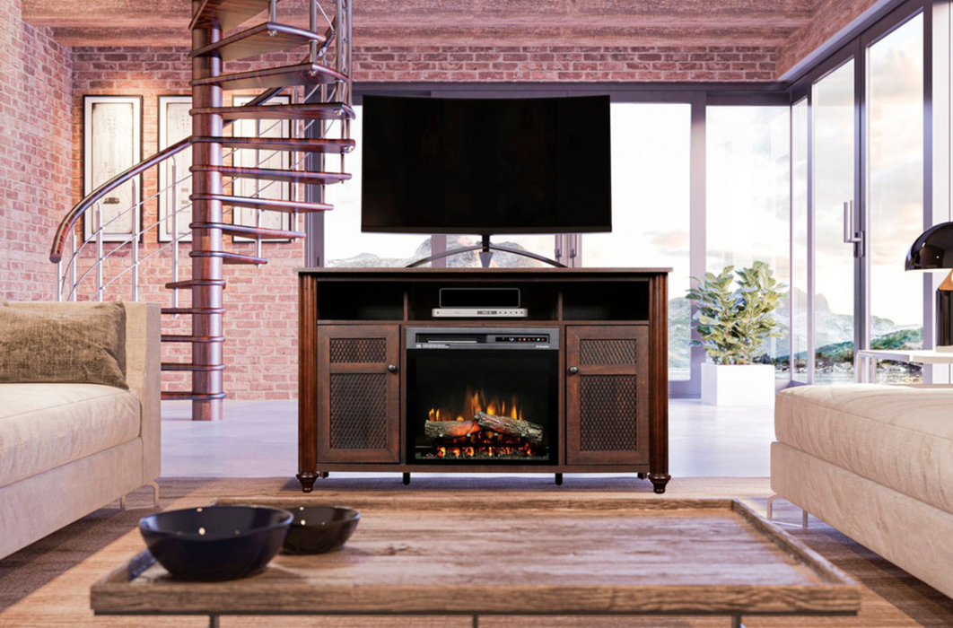 Dimplex 56" Xavier Media Console Electric Fireplace - XHD Firebox