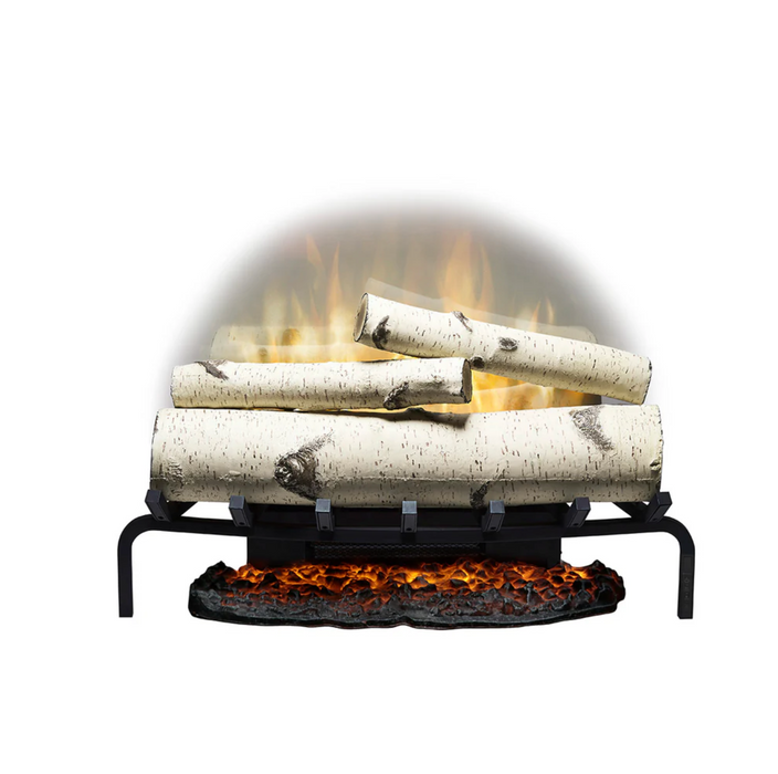 Dimplex Revillusion® 25" Electric Fireplace Log Set w/ Ashmat - Birch Logs - RLG25BR