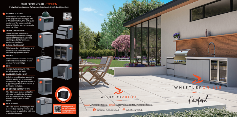 Whistler Outdoor Kitchen Burford 5 Burner Barbecue