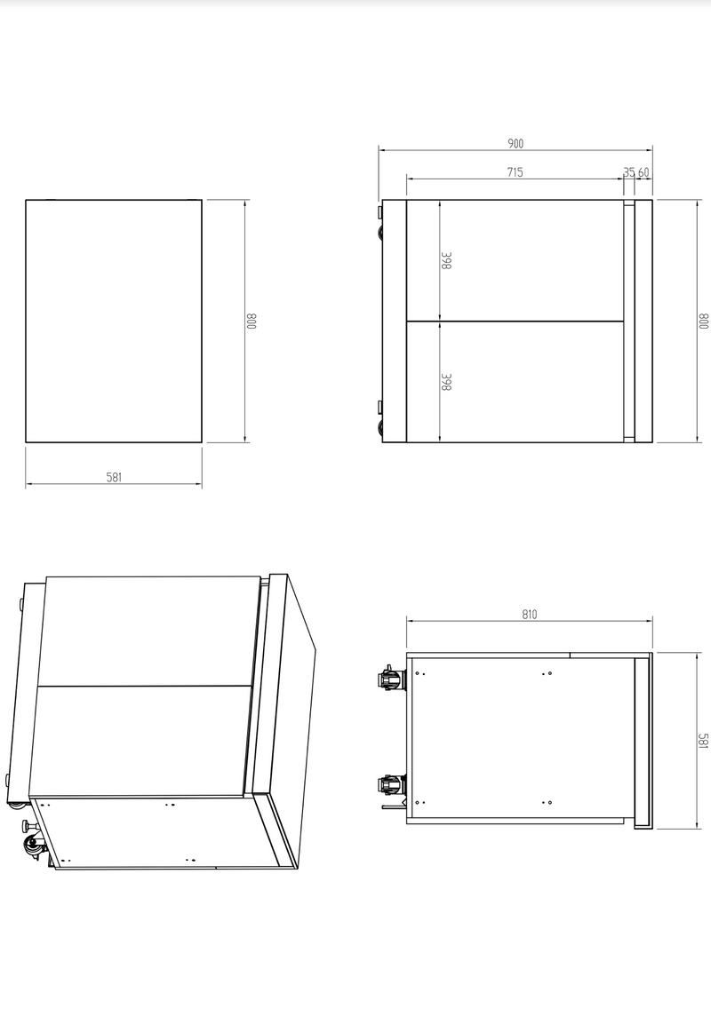 Whistler Fairford Grey Outdoor Kitchen