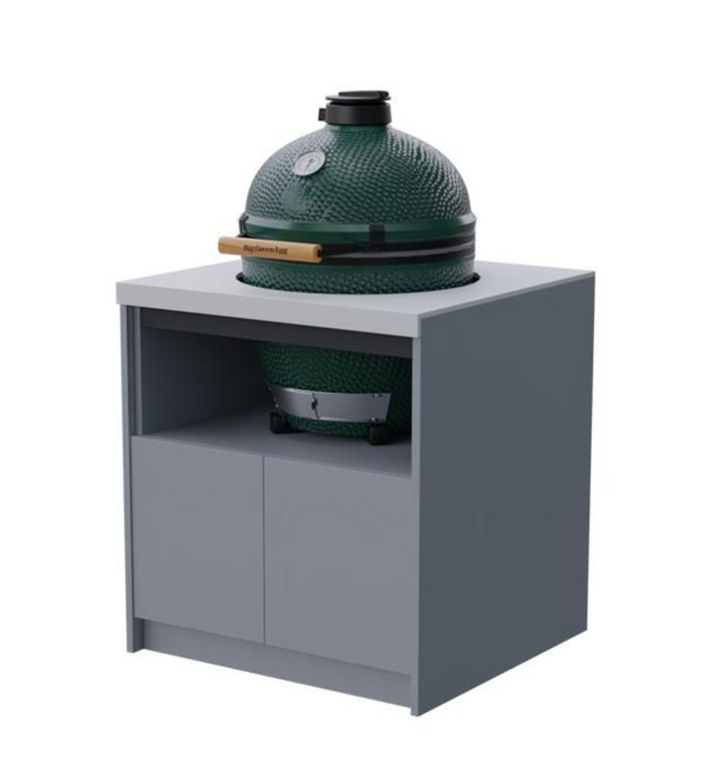 Whistler Fairford Grey Outdoor Kitchen with Green Egg