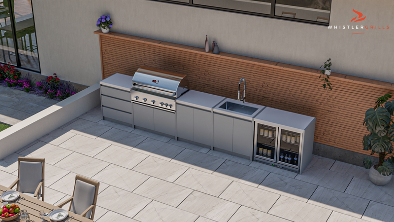 Whistler Outdoor Kitchen Burford 5 Burner Barbecue