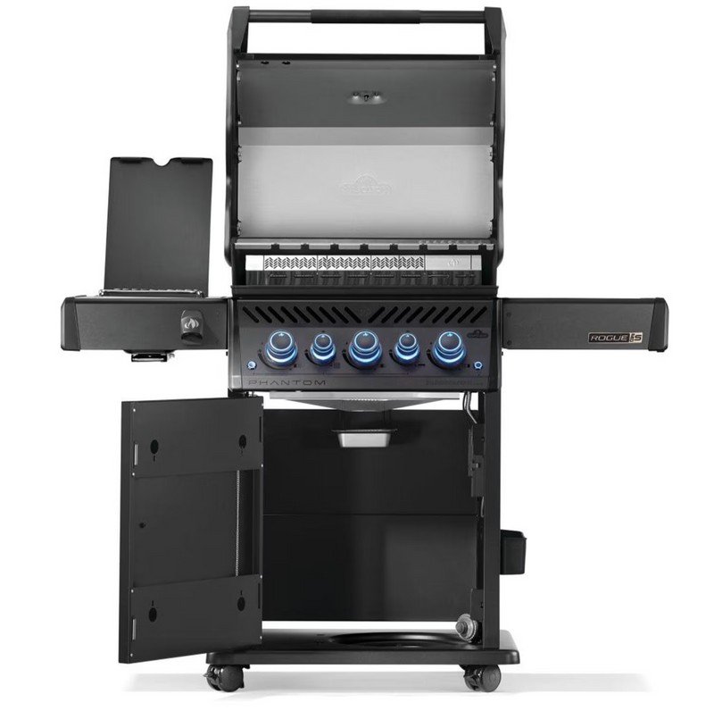 Napoleon Rogue PRO-S Phantom 425 3-Burner Grill w/ Side Burner & SafetyGlow