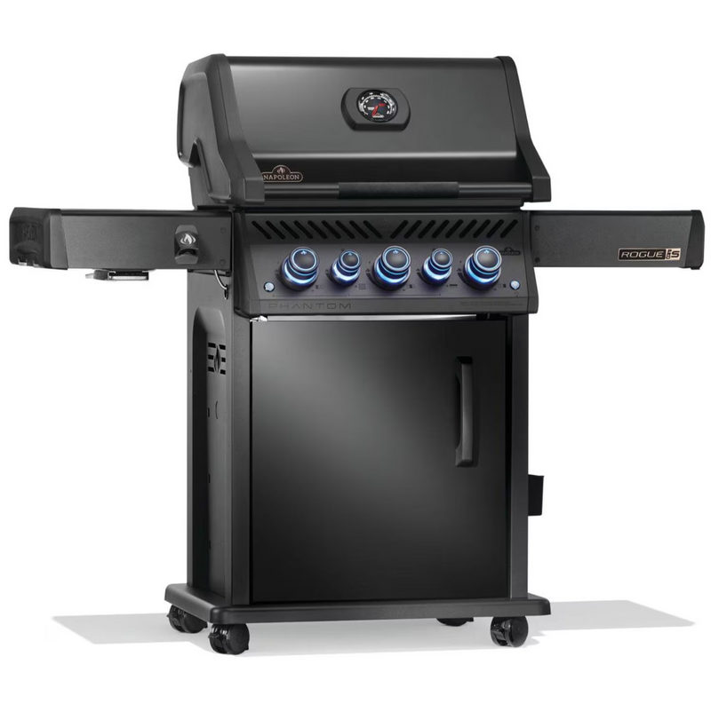 Napoleon Rogue PRO-S Phantom 425 3-Burner Grill w/ Side Burner & SafetyGlow