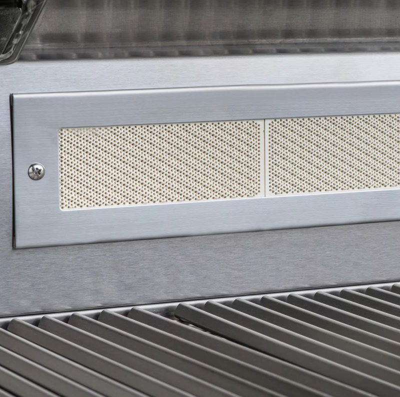 Blaze Premium LTE 32-Inch 4-Burner Built-In Natural Gas Grill w/ Rear Infrared Burner & Grill Lights